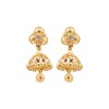 22k Yellow Gold Jimikki Earrings for Kids - 916